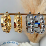 Metal chunky hoop