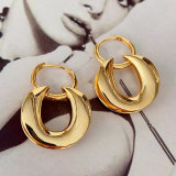 Metal chunky earrings