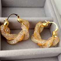 Bling twist hoop