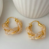 Bling twist hoop