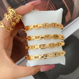Metal chain bangle