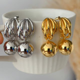 Ball drop earrings