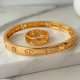 Cd set bangle with ring