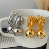 Ball drop earrings