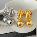 Ball drop earrings