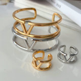 Fashion set bangle with ring