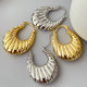 Metal chunky hoop