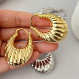 Metal chunky hoop