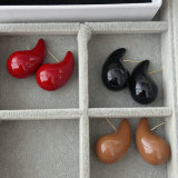Enamel bottle earrings