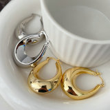 Chunky metal earrings