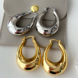 Chunky metal earrings