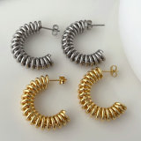 Spring metal hoop