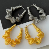 Spring metal hoop