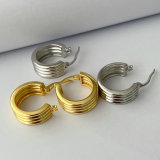Metal chunky hoop