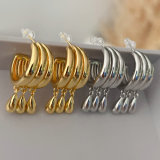 Chunky metal earrings