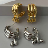 Chunky metal earrings