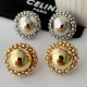 Ball metal earrings