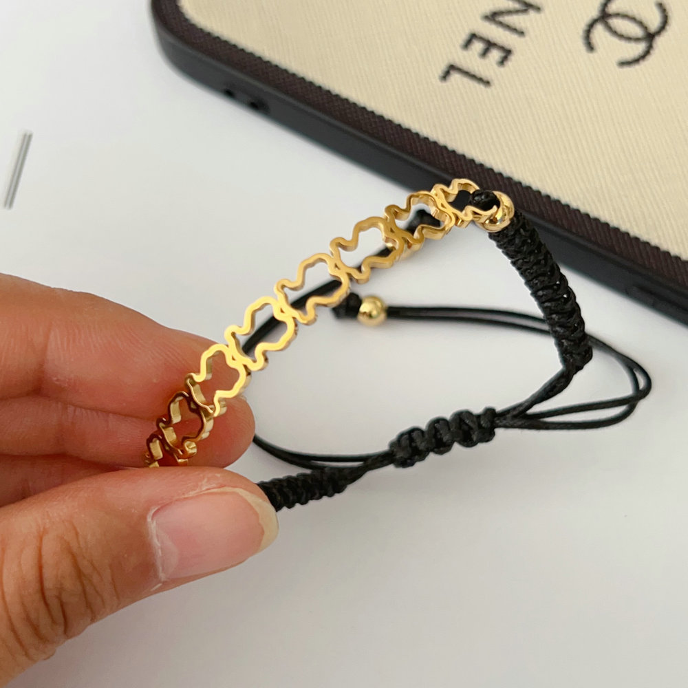 Stainless tous bear bracelet