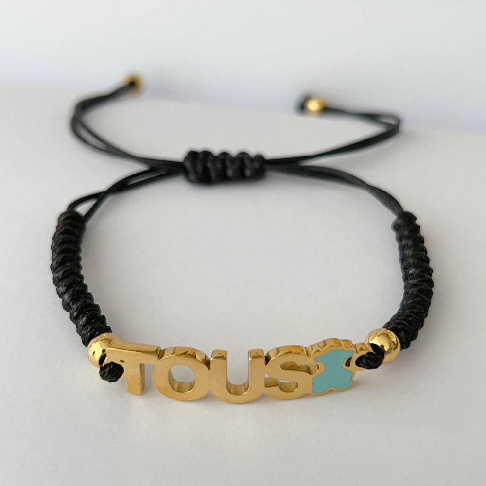 Black thread tory bracelet