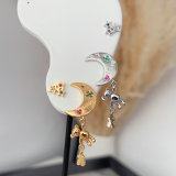 Stainless steel tous bear earrings AB model
