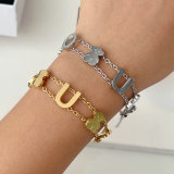 Stainless tous bear bracelet