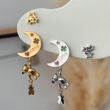 Stainless steel tous bear earrings AB model