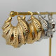 Chunky metal earrings