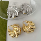 Chunky metal earrings