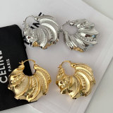 Chunky metal earrings