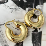 Metal chunky hoop