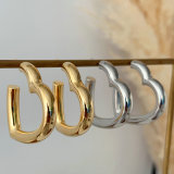 Chunky heart earrings