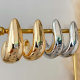 Chunky metal earrings