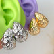 Chunky water drop earrings