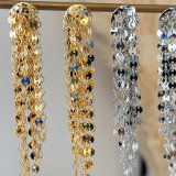 Long chain tassel earrings