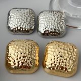 Big square chunky earrings