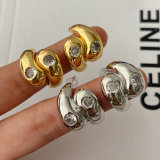 S shape earrings
