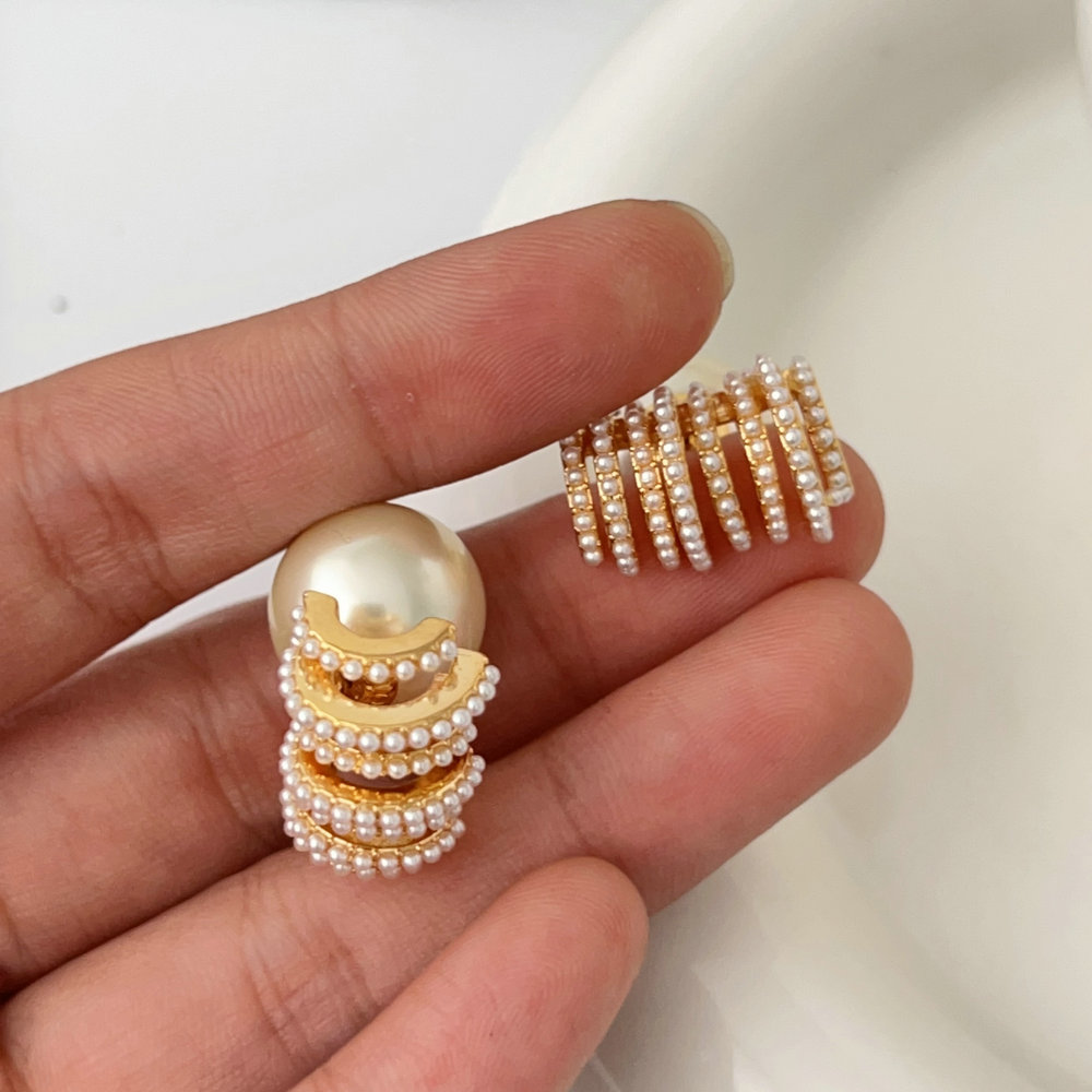 Pearl earrings