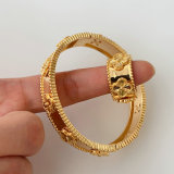 Clover bangle with ring