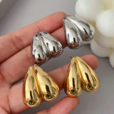 Metal chunky earrings