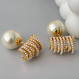 Pearl earrings