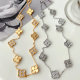 Ten clover necklace