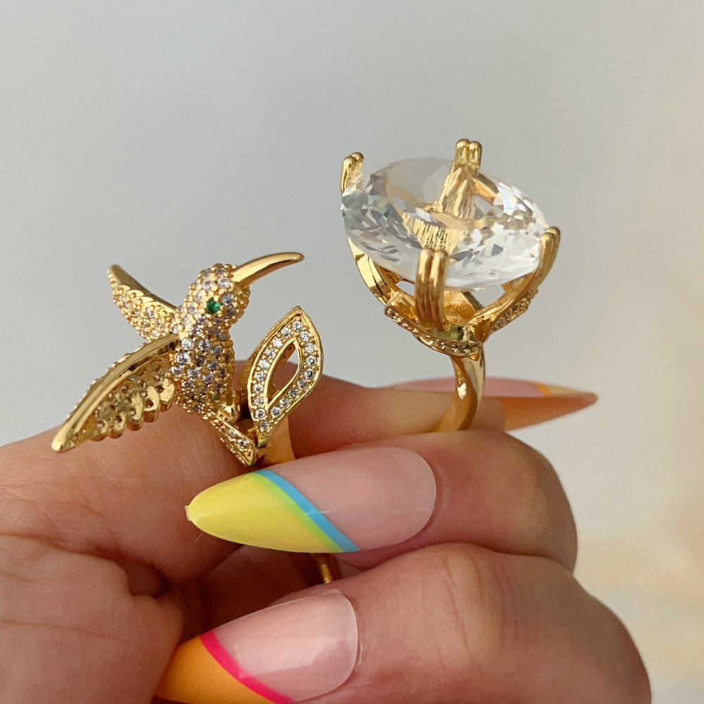 Chunky bird ring