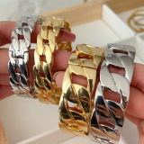 13mm width chain chunky bangle