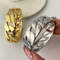 20mm width chain chunky bangle