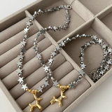Hemitita necklace with dog