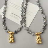 Hemitita star necklace with teddy charm