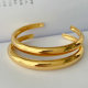 Metal chunky cuff