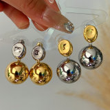 Ball drop earrings