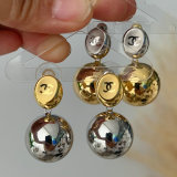 Ball drop earrings