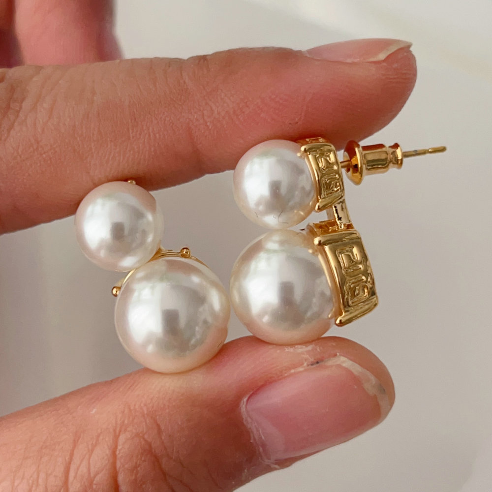 Pearl earrings